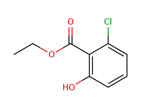 Molecular Structure of 112270-06-1 (ETHYL 2-CHLORO-6-HYDROXYBENZOATE)