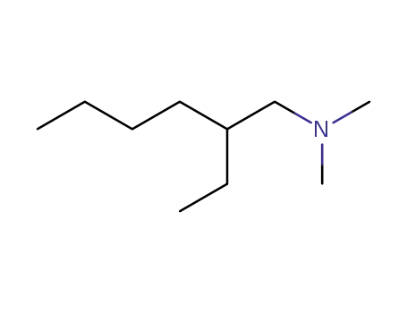 Molecular Structure of 28056-87-3 (N,N-DIMETHYL-2-ETHYLHEXYLAMINE)