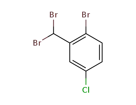 Molecular Structure of 1313762-49-0 (1-bromo-4-chloro-2-dibromomethylbenzene)