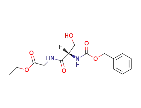 ethyl 2-[[(2R)-3-hydroxy-2-(phenylmethoxycarbonylamino)propanoyl]amino]acetate