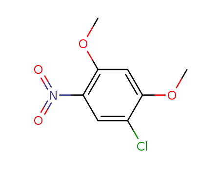 Molecular Structure of 119-21-1 (1-chloro-2,4-dimethoxy-5-nitrobenzene)