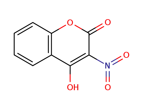 Molecular Structure of 20261-31-8 (4-HYDROXY-3-NITROCOUMARIN)