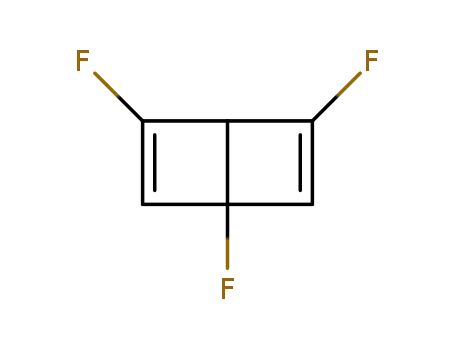 Molecular Structure of 75410-98-9 (Bicyclo[2.2.0]hexa-2,5-diene, 1,3,5-trifluoro-)