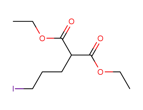 Molecular Structure of 300687-20-1 ((3-iodo-propyl)-malonic acid diethyl ester)
