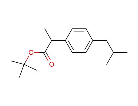 Molecular Structure of 86618-05-5 (tert-butyl 2-(4-isobutylphenyl)propanoate)