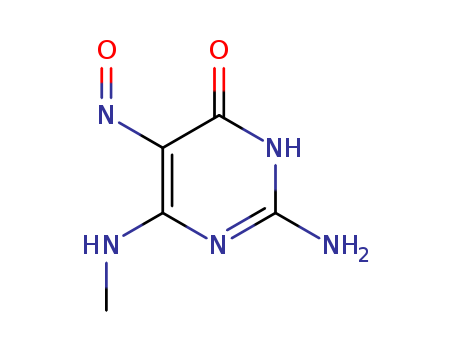 86296-75-5,2-amino-6-(methylamino)-5-nitrosopyrimidin-4(1H)-one,