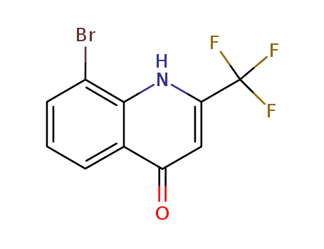 Molecular Structure of 59108-43-9 (8-BROMO-2-(TRIFLUOROMETHYL)QUINOLIN-4-OL)