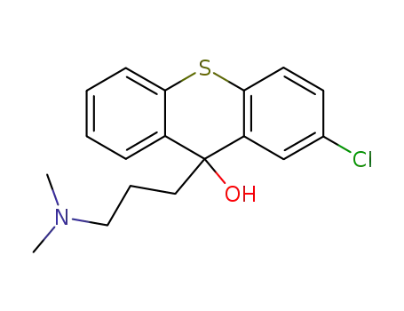 Molecular Structure of 4295-65-2 (2-CHLORO-9-(3-(DIMETHYLAMINO)PROPYL)-TH&)