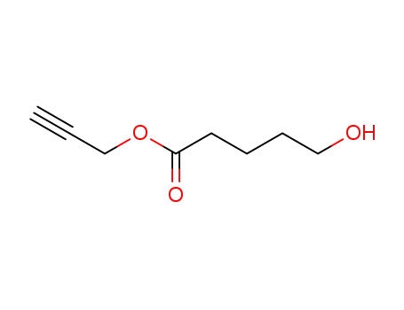 Molecular Structure of 103675-09-8 (5-Hydroxy-pentanoic acid prop-2-ynyl ester)