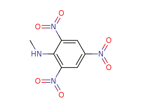 Molecular Structure of 1022-07-7 (N-methyl-2,4,6-trinitroaniline)
