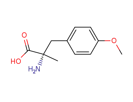 Molecular Structure of 65555-88-6 (α-methyl-β-p-methoxyphenyl-alanine)
