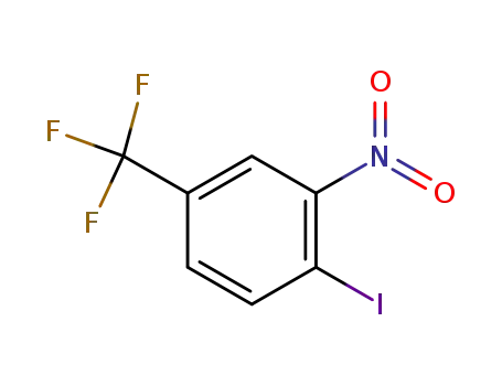 Molecular Structure of 400-97-5 (4-IODO-3-NITROBENZOTRIFLUORIDE)