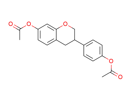 7-acetoxy-3-(4-acetoxy-phenyl)-chroman