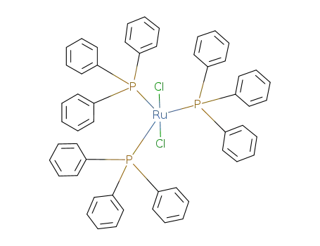 Molecular Structure of 15529-49-4 (Tris(triphenylphosphine)ruthenium(II) chloride)
