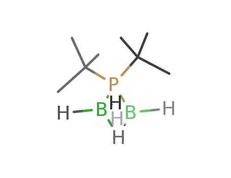 Molecular Structure of 149075-30-9 (μ-(di-tert-butylphosphanyl)-diborane)