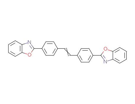 Molecular Structure of 1533-45-5 (2,2'-(1,2-Ethenediyldi-4,1-phenylene)bisbenzoxazole)