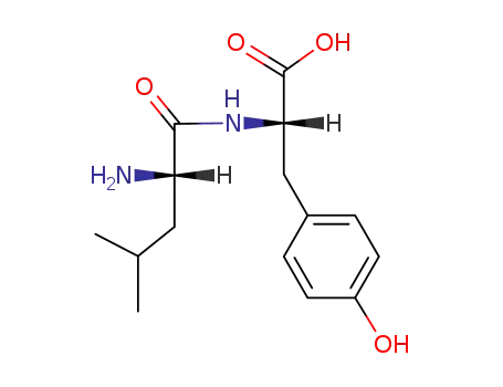 (2S)-2-[[(2S)-2-azaniumyl-4-methylpentanoyl]amino]-3-(4-hydroxyphenyl)propanoate