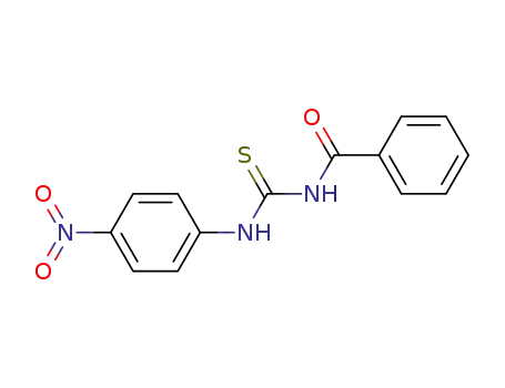 Molecular Structure of 40611-33-4 (N-benzoyl-N'-{4-nitrophenyl}thiourea)