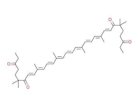 Molecular Structure of 105819-60-1 (5,6;5',6'-diseco-β,β-carotene-4,6,4',6'-tetraone)