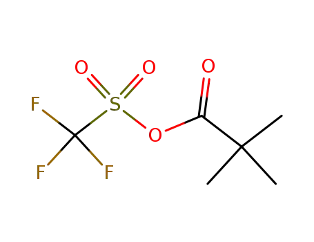Molecular Structure of 36967-88-1 (Pivalinsaeure-trifluormethansulfonsaeure-anhydrid)
