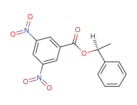 Molecular Structure of 3205-18-3 ((S)-(+)-1-PHENYLETHYL 3,5-DINITROBENZOATE)