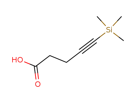 Molecular Structure of 128545-15-3 (5-trimethylsilyl-pent-5-yn-1-oic acid)