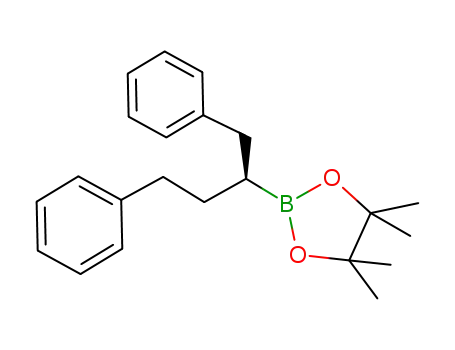 Molecular Structure of 935662-21-8 ((S)-2-(1,4-diphenyl-2-butyl)-4,4,5,5-tetramethyl-1,3,2-dioxaborolane)