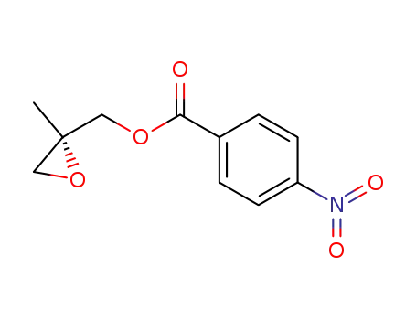 Molecular Structure of 118200-96-7 ((2S)-(+)-2-METHYLGLYCIDYL 4-NITROBENZOATE)