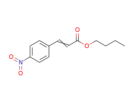 Molecular Structure of 86622-84-6 ((E)-3-(4-NITRO-PHENYL)-ACRYLIC ACIDBUTYL ESTER)