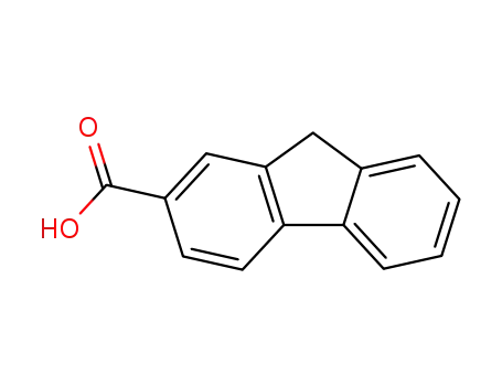 Molecular Structure of 7507-40-6 (9H-FLUORENE-2-CARBOXYLIC ACID)