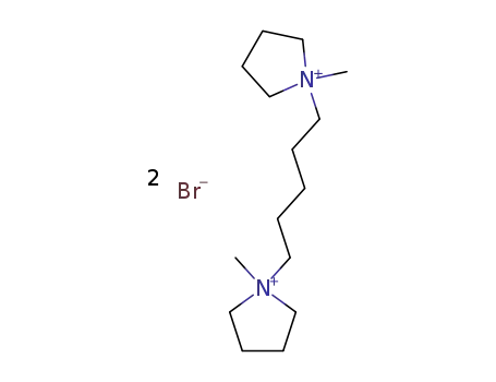 Molecular Structure of 51464-74-5 (1,1'-(pentane-1,5-diyl)bis[1-methylpyrrolidinium] dibromide)