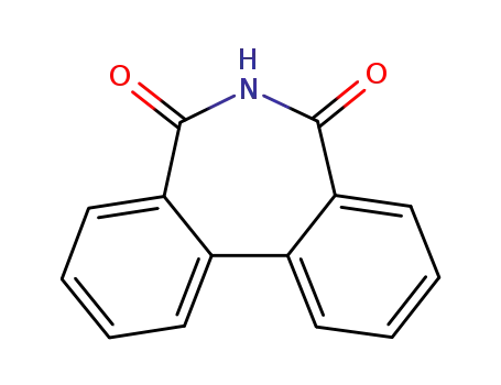 Molecular Structure of 3864-08-2 (5H-dibenzo[c,e]azepine-5,7(6H)-dione)