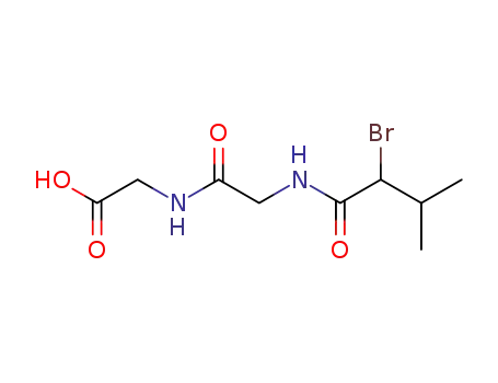 2-[2-(2-Bromo-3-methylbutanamido)acetamido]acetic acid