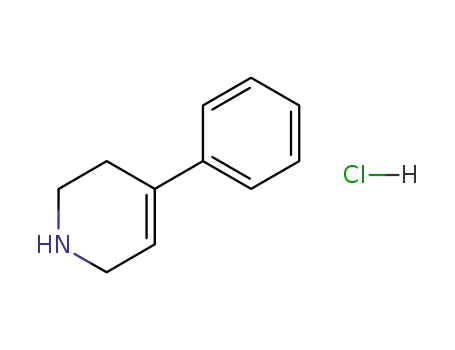 Molecular Structure of 43064-12-6 (4-Phenyl-1,2,3,6-tetrahydropyridine hydrochloride)