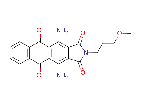 Molecular Structure of 12217-80-0 (Disperse Blue 60)