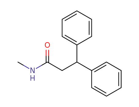 Molecular Structure of 348607-76-1 (3,3-diphenylpropanoic acid N-methylamide)