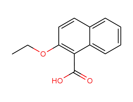 Molecular Structure of 2224-00-2 (2-ETHOXY-1-NAPHTHOIC ACID)