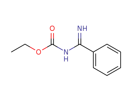 Molecular Structure of 22454-72-4 (Carbamic acid, (iminophenylmethyl)-, ethyl ester)