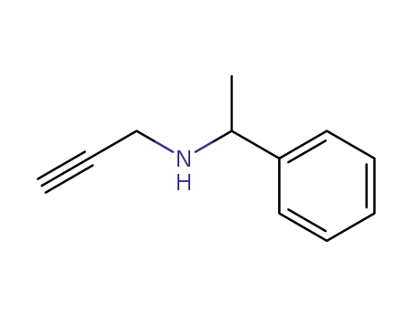 Molecular Structure of 56862-34-1 ((1-PHENYL-ETHYL)-PROP-2-YNYL-AMINE)