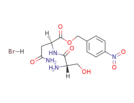 Molecular Structure of 110523-37-0 (seryl-asparagine 4-nitrobenzyl ester hydrobromide)