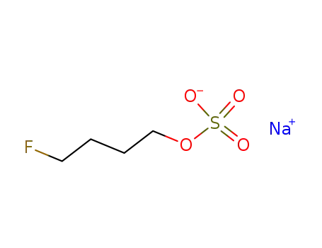 Molecular Structure of 124536-08-9 (C<sub>4</sub>H<sub>8</sub>FO<sub>4</sub>S<sup>(1-)</sup>*Na<sup>(1+)</sup>)
