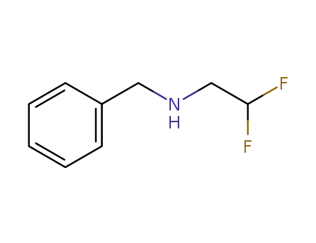 Molecular Structure of 1184224-96-1 (N-benzyl-2,2-difluoroethanamine)