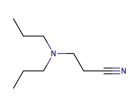 Molecular Structure of 20732-22-3 (3-(dipropylamino)propiononitrile)