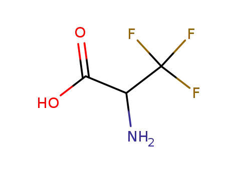 Molecular Structure of 17463-43-3 (3,3,3-Trifluoro-DL-alanine)