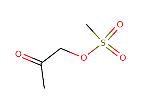 Molecular Structure of 23479-35-8 (1-methylsulfonyloxypropan-2-one)