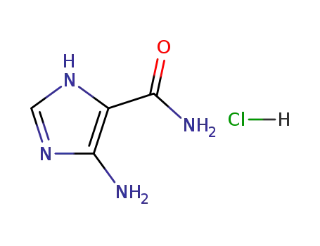Molecular Structure of 21299-72-9 (4-Amino-5-imidazolecarboxamide)