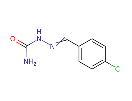 Molecular Structure of 5315-86-6 (2-(4-chlorobenzylidene)hydrazinecarboxamide)