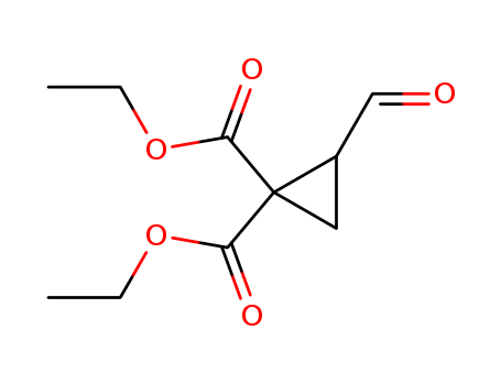 1,1-Cyclopropanedicarboxylic acid, 2-formyl-, diethyl ester