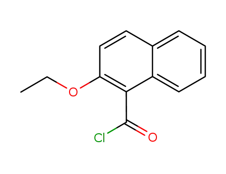 Molecular Structure of 55150-29-3 (2-Ethoxynaphthalene-1-carbonyl chloride)