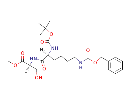 Molecular Structure of 84983-66-4 (Boc-Lys(Z)-Ser-OMe)